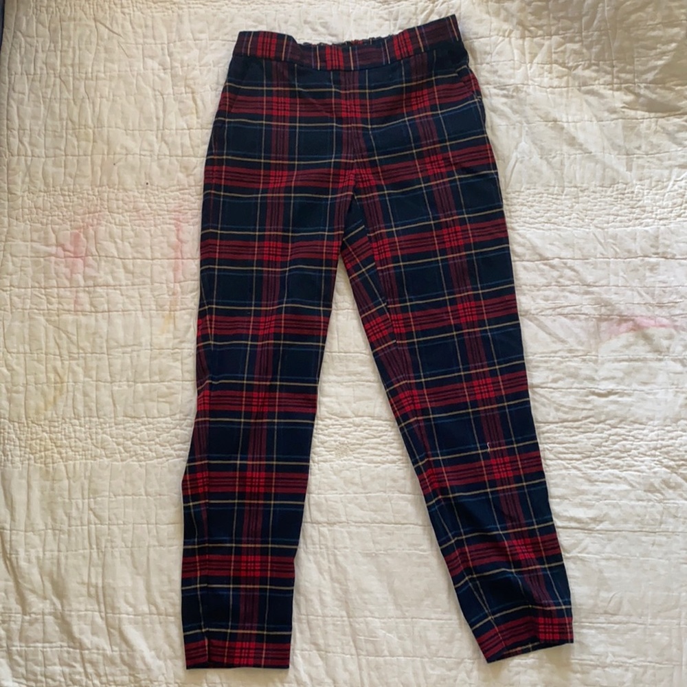 Banana Republic plaid pants size 0